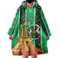 Personalized Burkina Faso Martyrs Day Wearable Blanket Hoodie Monument des Heros Nationaux - Wonder Print Shop