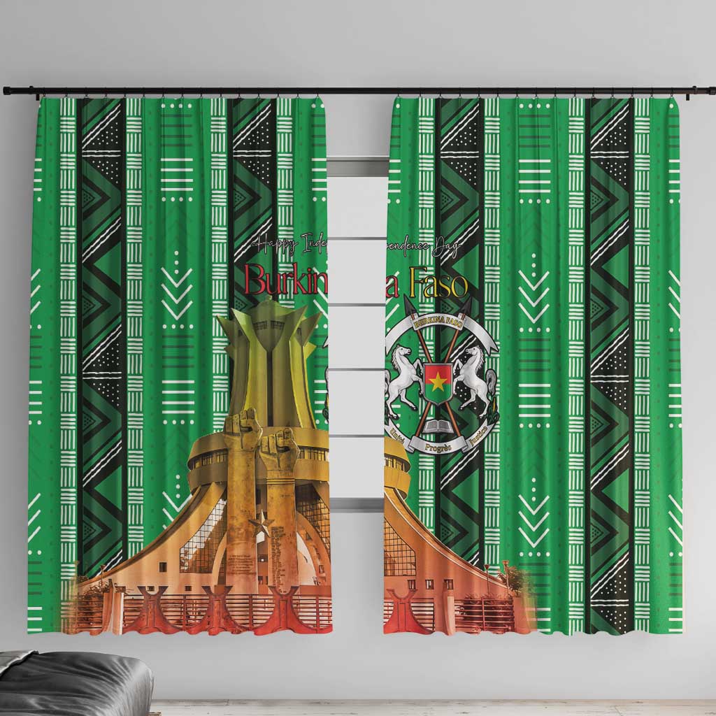 Burkina Faso Martyrs Day Window Curtain Monument des Heros Nationaux - Wonder Print Shop
