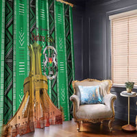 Burkina Faso Martyrs Day Window Curtain Monument des Heros Nationaux - Wonder Print Shop