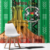 Burkina Faso Martyrs Day Window Curtain Monument des Heros Nationaux - Wonder Print Shop