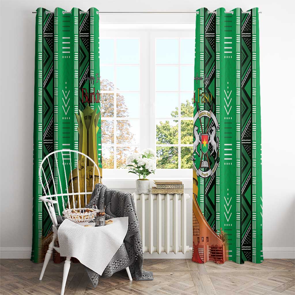 Burkina Faso Martyrs Day Window Curtain Monument des Heros Nationaux - Wonder Print Shop