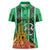 Personalized Burkina Faso Martyrs Day Women Polo Shirt Monument des Heros Nationaux - Wonder Print Shop