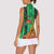 Personalized Burkina Faso Martyrs Day Women Sleeveless Polo Shirt Monument des Heros Nationaux - Wonder Print Shop
