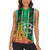 Personalized Burkina Faso Martyrs Day Women Sleeveless Polo Shirt Monument des Heros Nationaux - Wonder Print Shop