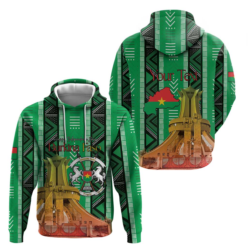 Personalized Burkina Faso Martyrs Day Zip Hoodie Monument des Heros Nationaux - Wonder Print Shop