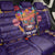 Personalised Mexico Day Of The Dead Back Car Seat Cover Sugar Skull With Maracas Mexican Folk Pattern - Wonder Print Shop