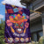Personalised Mexico Day Of The Dead Garden Flag Sugar Skull With Maracas Mexican Folk Pattern - Wonder Print Shop