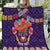 Personalised Mexico Day Of The Dead Quilt Sugar Skull With Maracas Mexican Folk Pattern - Wonder Print Shop