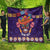 Personalised Mexico Day Of The Dead Quilt Sugar Skull With Maracas Mexican Folk Pattern - Wonder Print Shop