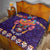 Personalised Mexico Day Of The Dead Quilt Sugar Skull With Maracas Mexican Folk Pattern - Wonder Print Shop