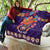 Personalised Mexico Day Of The Dead Quilt Sugar Skull With Maracas Mexican Folk Pattern - Wonder Print Shop