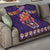 Personalised Mexico Day Of The Dead Quilt Sugar Skull With Maracas Mexican Folk Pattern - Wonder Print Shop