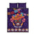 Personalised Mexico Day Of The Dead Quilt Bed Set Sugar Skull With Maracas Mexican Folk Pattern - Wonder Print Shop