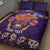 Personalised Mexico Day Of The Dead Quilt Bed Set Sugar Skull With Maracas Mexican Folk Pattern - Wonder Print Shop