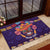 Personalised Mexico Day Of The Dead Rubber Doormat Sugar Skull With Maracas Mexican Folk Pattern - Wonder Print Shop