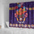 Personalised Mexico Day Of The Dead Shower Curtain Sugar Skull With Maracas Mexican Folk Pattern