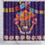 Personalised Mexico Day Of The Dead Shower Curtain Sugar Skull With Maracas Mexican Folk Pattern