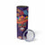 Personalised Mexico Day Of The Dead Skinny Tumbler Sugar Skull With Maracas Mexican Folk Pattern - Wonder Print Shop