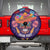 Personalised Mexico Day Of The Dead Spare Tire Cover Sugar Skull With Maracas Mexican Folk Pattern - Wonder Print Shop
