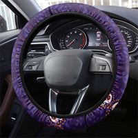 Mexico Day Of The Dead Steering Wheel Cover Sugar Skull With Maracas Mexican Folk Pattern - Wonder Print Shop