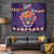 Personalised Mexico Day Of The Dead Tapestry Sugar Skull With Maracas Mexican Folk Pattern - Wonder Print Shop