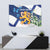 Personalised Finland Independence Day Tapestry Lily Of The Valley Mix Holly Blue - Coat Of Arms Style - Wonder Print Shop