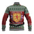 Scotland Christmas Baseball Jacket The Royal Arms of Scotland With Thistle - Wonder Print Shop