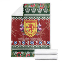 Scotland Christmas Blanket The Royal Arms of Scotland With Thistle
