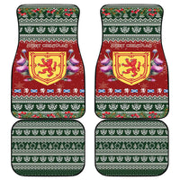 Scotland Christmas Car Mats The Royal Arms of Scotland With Thistle - Wonder Print Shop