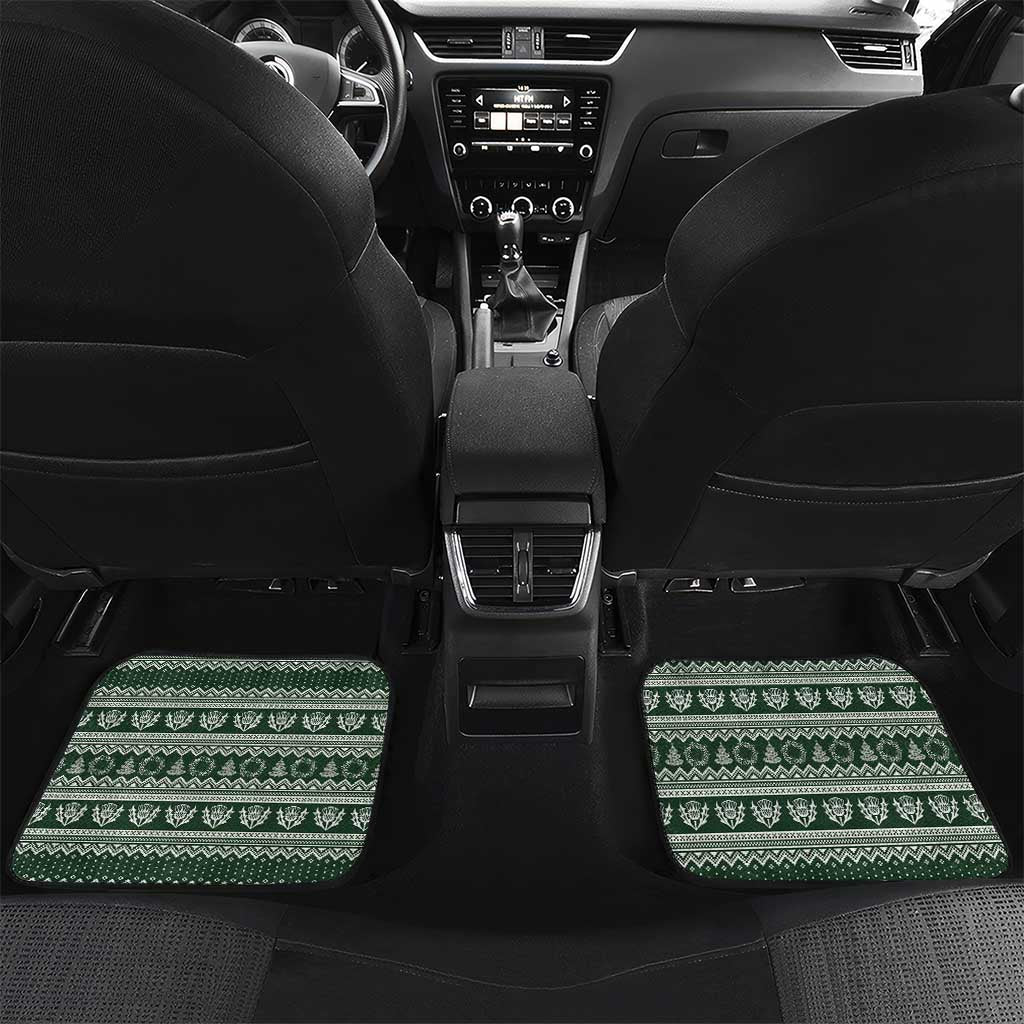 Scotland Christmas Car Mats The Royal Arms of Scotland With Thistle - Wonder Print Shop