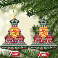 Scotland Christmas Ceramic Ornament The Royal Arms of Scotland With Thistle - Wonder Print Shop