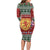 Scotland Christmas Family Matching Long Sleeve Bodycon Dress and Hawaiian Shirt The Royal Arms of Scotland With Thistle - Wonder Print Shop