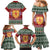 Scotland Christmas Family Matching Mermaid Dress and Hawaiian Shirt The Royal Arms of Scotland With Thistle - Wonder Print Shop