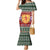Scotland Christmas Family Matching Mermaid Dress and Hawaiian Shirt The Royal Arms of Scotland With Thistle - Wonder Print Shop