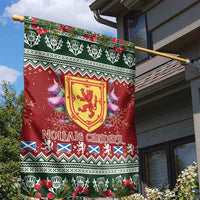 Scotland Christmas Garden Flag The Royal Arms of Scotland With Thistle - Wonder Print Shop