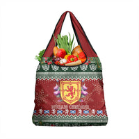 Scotland Christmas Grocery Bag The Royal Arms of Scotland With Thistle