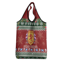 Scotland Christmas Grocery Bag The Royal Arms of Scotland With Thistle