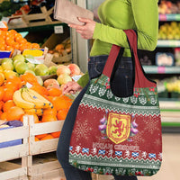 Scotland Christmas Grocery Bag The Royal Arms of Scotland With Thistle