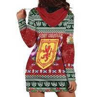 Scotland Christmas Hoodie Dress The Royal Arms of Scotland With Thistle - Wonder Print Shop