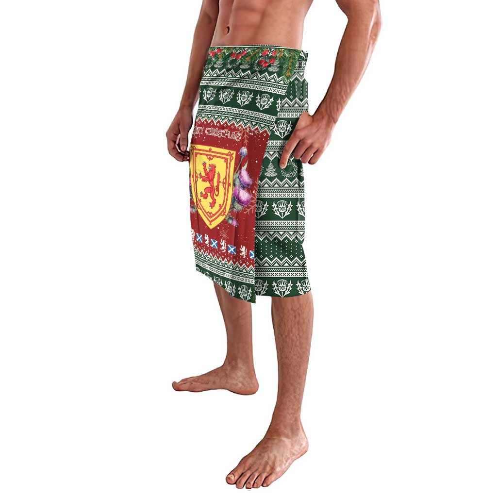 Scotland Christmas Lavalava The Royal Arms of Scotland With Thistle - Wonder Print Shop