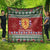 Scotland Christmas Quilt The Royal Arms of Scotland With Thistle - Wonder Print Shop