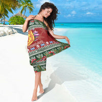 Scotland Christmas Sarong The Royal Arms of Scotland With Thistle - Wonder Print Shop