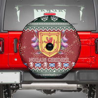Scotland Christmas Spare Tire Cover The Royal Arms of Scotland With Thistle - Wonder Print Shop