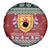 Scotland Christmas Spare Tire Cover The Royal Arms of Scotland With Thistle - Wonder Print Shop