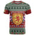 Scotland Christmas T Shirt The Royal Arms of Scotland With Thistle - Wonder Print Shop