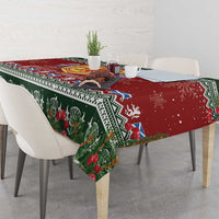 Scotland Christmas Tablecloth The Royal Arms of Scotland With Thistle - Wonder Print Shop