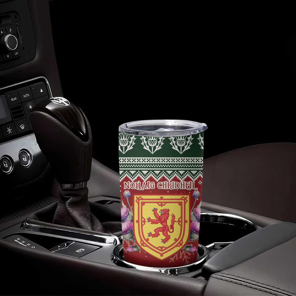 Scotland Christmas Tumbler Cup The Royal Arms of Scotland With Thistle - Wonder Print Shop