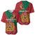 Personalised Morocco Proclamation Day Baseball Jersey Moussier's Redstart With Coat Of Arms - Wonder Print Shop