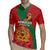 Personalised Morocco Proclamation Day Rugby Jersey Moussier's Redstart With Coat Of Arms - Wonder Print Shop