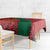 Personalised Morocco Proclamation Day Tablecloth Moussier's Redstart With Coat Of Arms - Wonder Print Shop